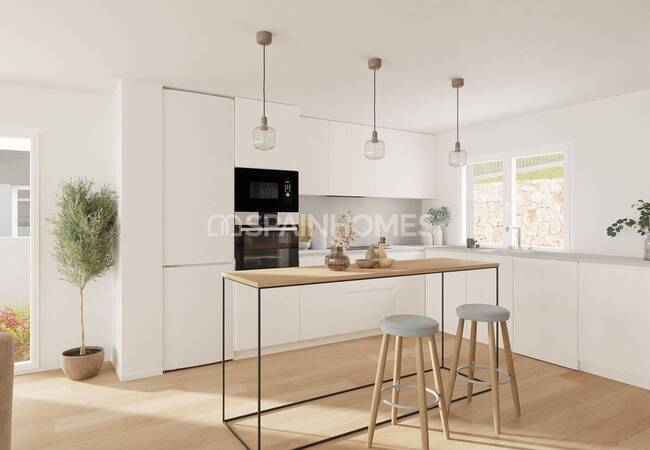 Finestrat'ta Havuzlu Sitede Yarı Müstakil Evler 10