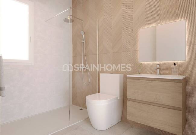 Finestrat'ta Havuzlu Sitede Yarı Müstakil Evler 13