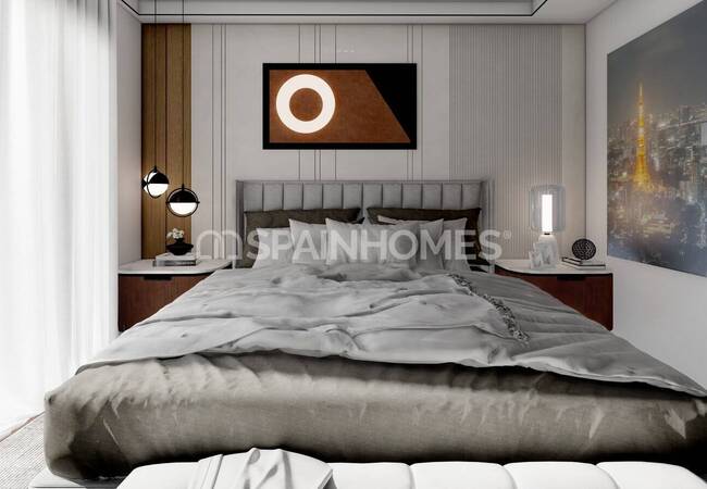 Вилла с видом на море и бассейном в Аликанте, Монте Солана 8