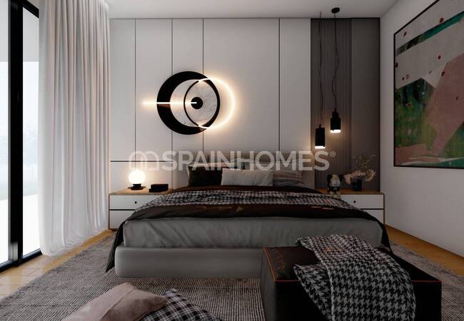 Вилла с видом на море и бассейном в Аликанте, Монте Солана 7