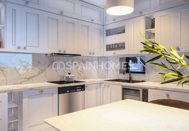 Alicante Monte Solana'da Deniz Manzaralı ve Havuzlu Villalar 12