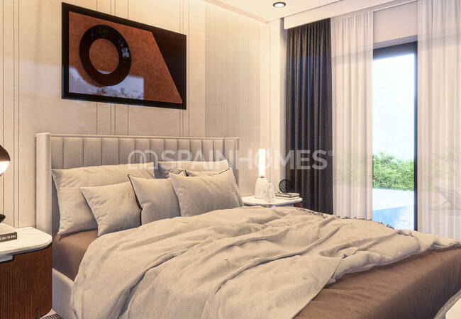 Alicante Monte Solana'da Deniz Manzaralı ve Havuzlu Villalar 14