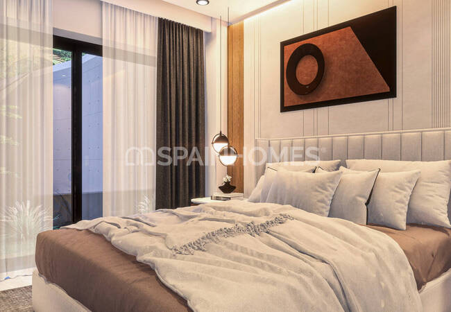 Alicante Monte Solana'da Deniz Manzaralı ve Havuzlu Villalar 15