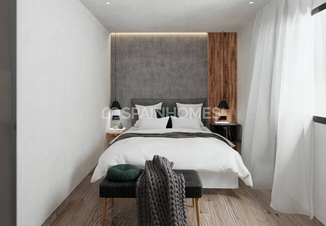 Alicante'de Havuzlu Sitede Loft Tarzı Şık Tasarımlı Daireler 12