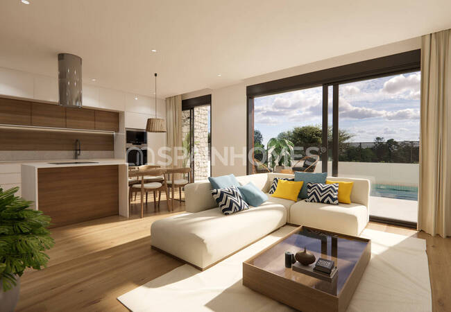 فلل شبه منفصلة مع مسابح خاصة في دولوريس، أليكانتي 17