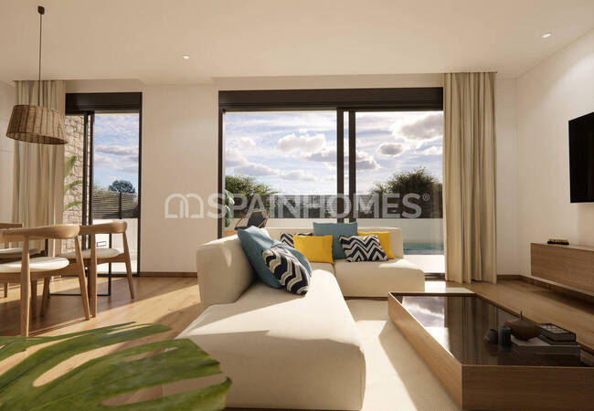 فلل شبه منفصلة مع مسابح خاصة في دولوريس، أليكانتي 18