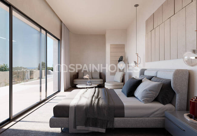 Jávea'da Havuzlu ve Modern Olanaklı 4 Yatak Odalı Villa 9