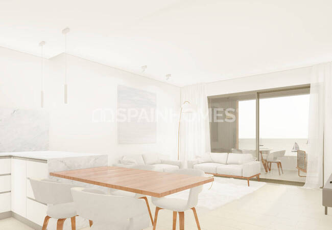 Квартиры с общим бассейном в Вильяхойосе рядом с пляжем 5