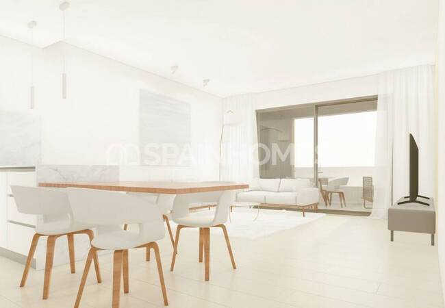 Квартиры с общим бассейном в Вильяхойосе рядом с пляжем 6