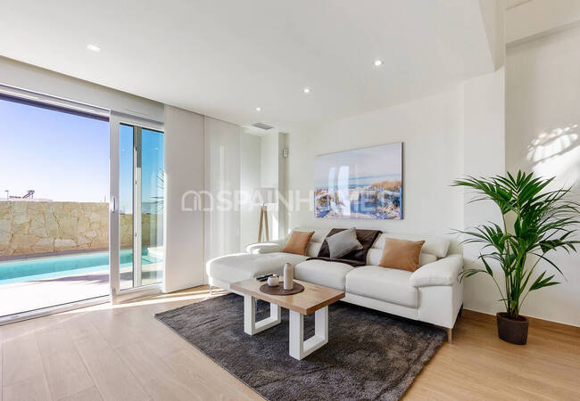 Виллы с частными бассейнами и садами в Аликанте, Рохалес 4