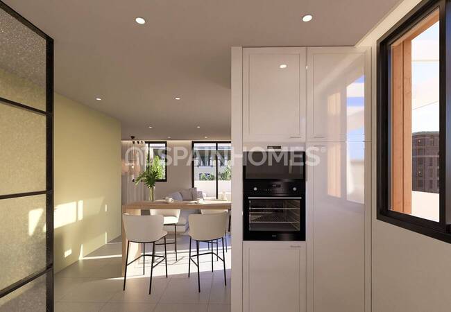 Квартиры с 2 и 3 спальнями и общим бассейном в Хавее 6