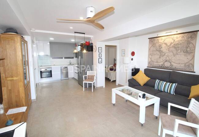 Punta Prima, Alicante’de Plaja Yakın Deniz Manzaralı Daire 6