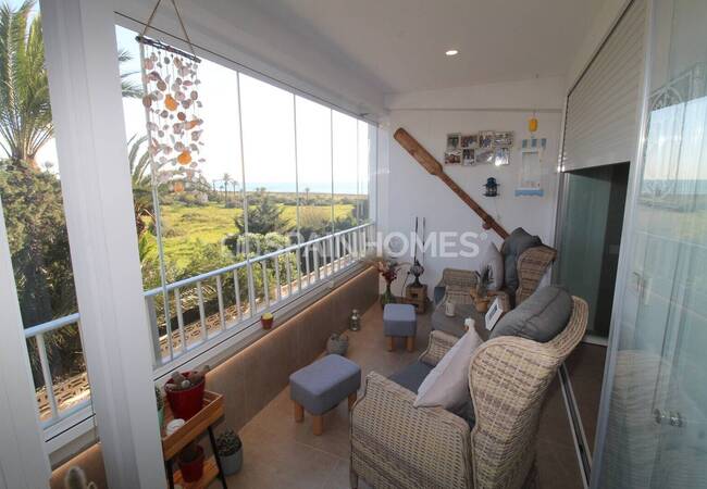 Punta Prima, Alicante’de Plaja Yakın Deniz Manzaralı Daire 14