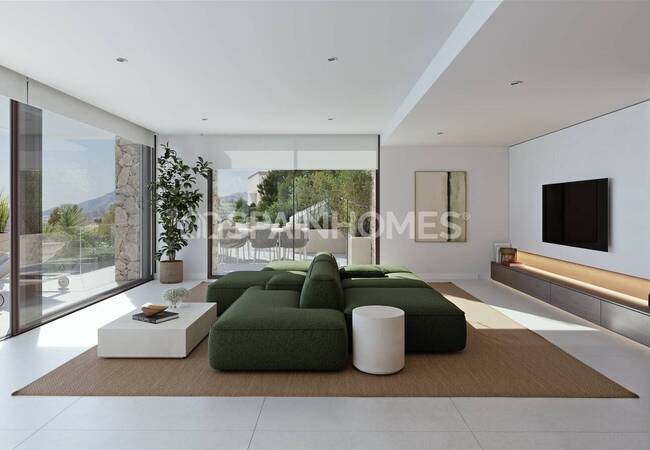 Villa Con Vistas Panorámicas Al Mar Y Piscina Infinita En Altea 9