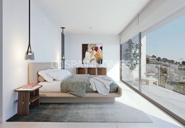 Villa Con Vistas Panorámicas Al Mar Y Piscina Infinita En Altea 12