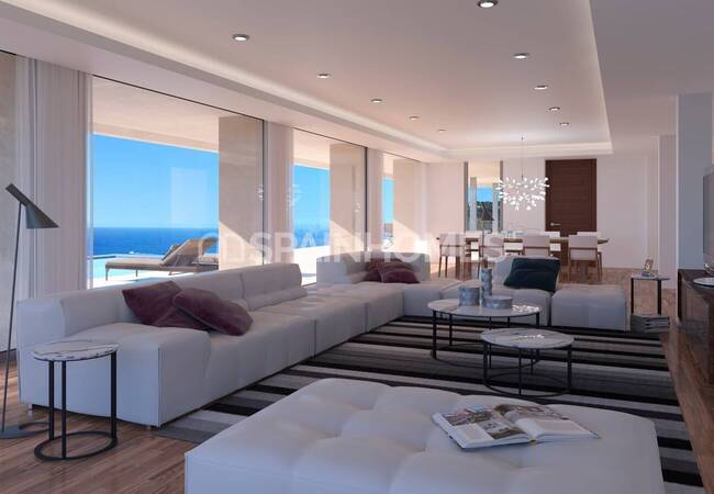 Villa Avec Vue Mer Et Piscine À Débordement À Alicante 5