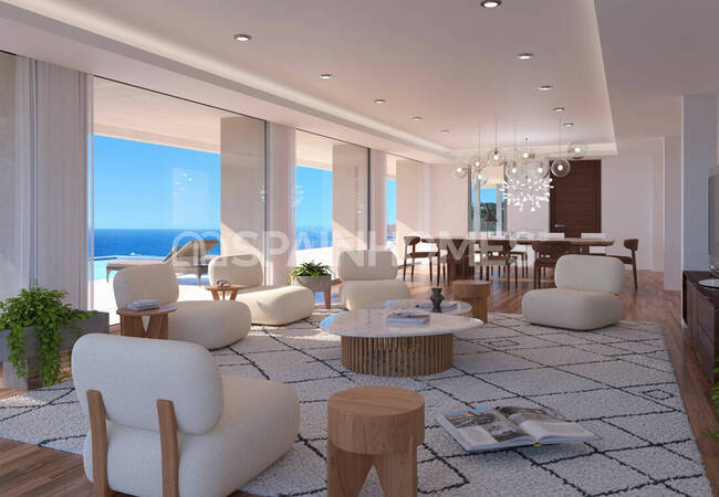 Villa Avec Vue Mer Et Piscine À Débordement À Alicante 7