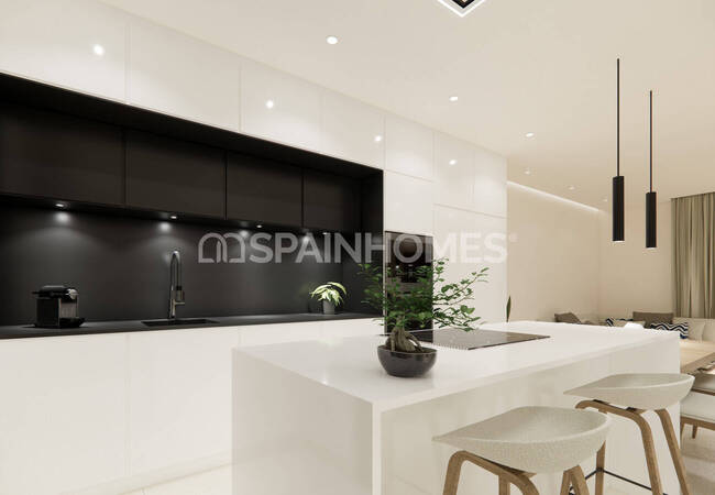 Alicante Dolores'te Olanaklara Yakın Sitede Havuzlu Villalar 10