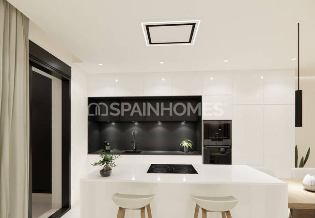 Alicante Dolores'te Olanaklara Yakın Sitede Havuzlu Villalar 15