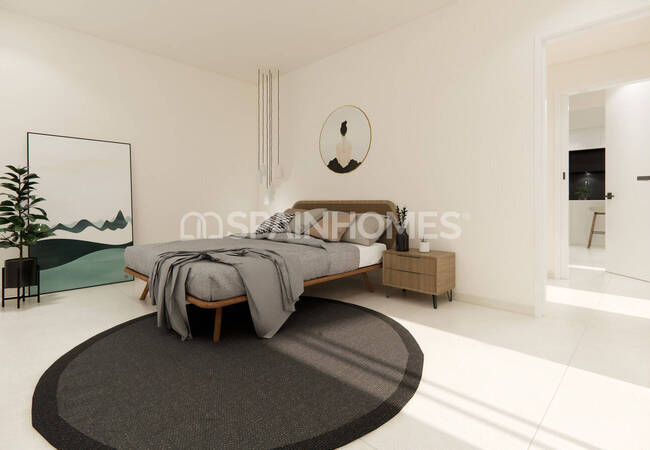 Alicante Dolores'te Olanaklara Yakın Sitede Havuzlu Villalar 17