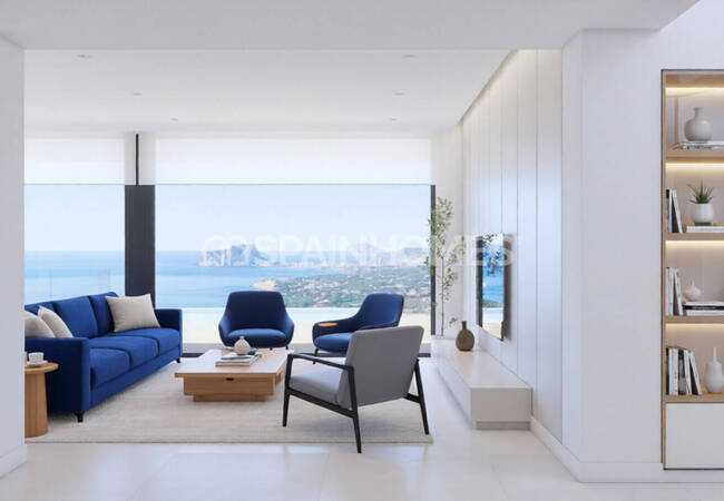 Alicante Benitachell'de Sonsuzluk Havuzlu Müstakil Villa 8