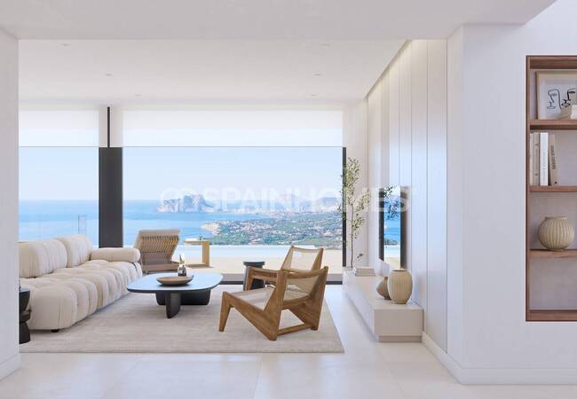 Alicante Benitachell'de Sonsuzluk Havuzlu Müstakil Villa 6