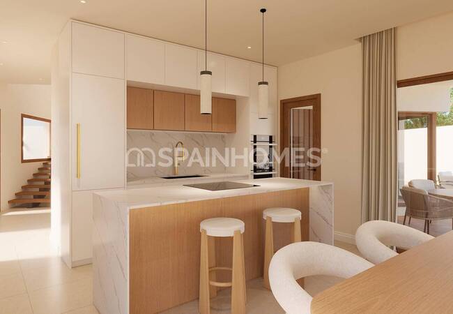 Alicante Orihuela’da Plaja Yakın Havuzlu Müstakil Villa 6