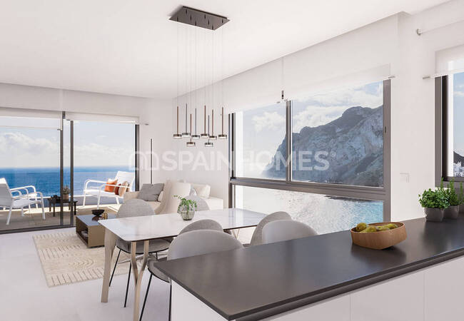 Wohnungen Zum Verkauf In Calpe, Alicante Mit Pool Und Meerblick 10