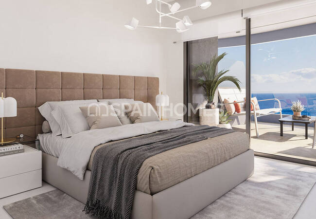Wohnungen Zum Verkauf In Calpe, Alicante Mit Pool Und Meerblick 20