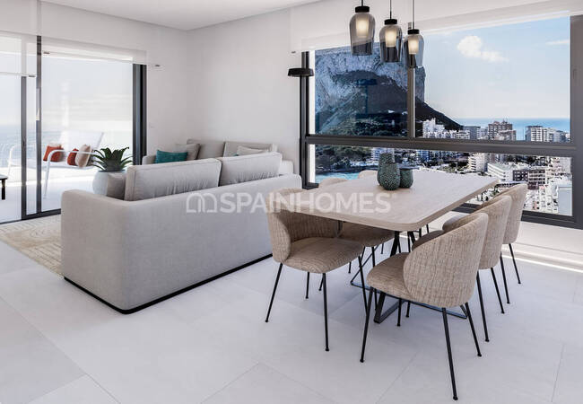 Wohnungen Zum Verkauf In Calpe, Alicante Mit Pool Und Meerblick 8
