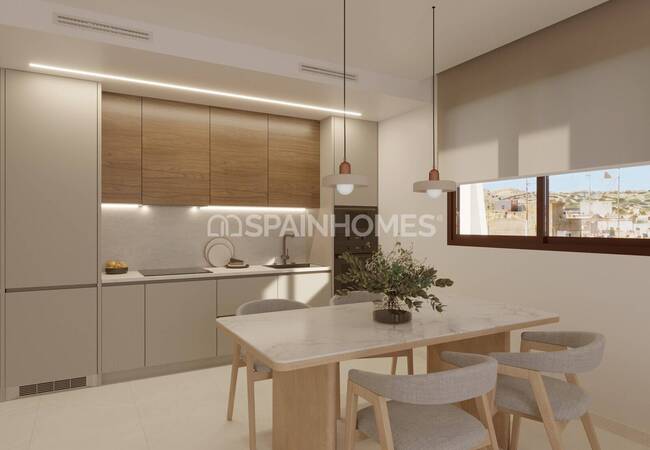 Alicante Santa Pola'da Ortak Havuzlu Sitede 2+1 Daireler 4