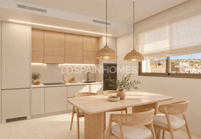 Alicante Santa Pola’da Ortak Havuzlu Satılık Modern Daireler 5