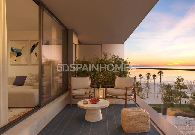 Beachside Flats in a Complex with Pool in Barcelona 7