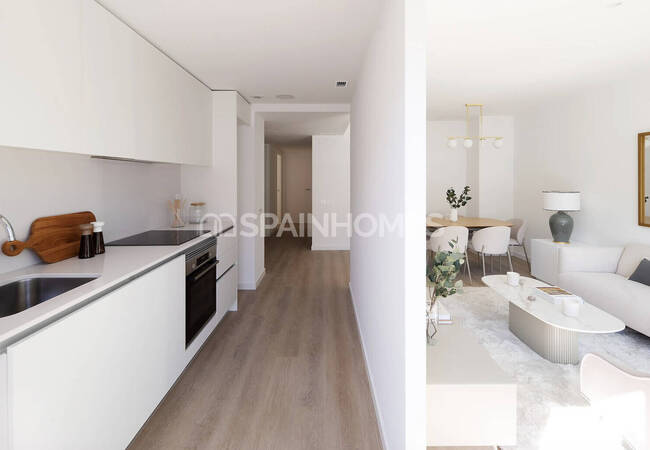 شقق مستدامة في مجمع سكني مع مسبح في برشلونة تيراسا 10