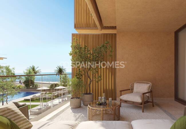 Barselona Cubelles’te Denize Sıfır Havuzlu Sitede Daireler 12