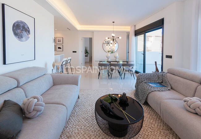 Sea View Apartments with Pool in Gated Complex in Guardamar Del Segura