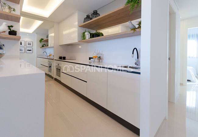 Sea View Apartments with Pool in Gated Complex in Guardamar Del Segura
