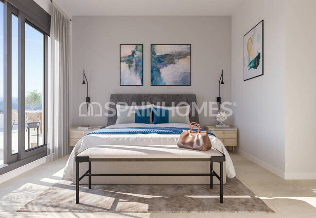 Cadiz La Alcaidesa'da Golf Sahasına Yakın Geniş Daireler 5