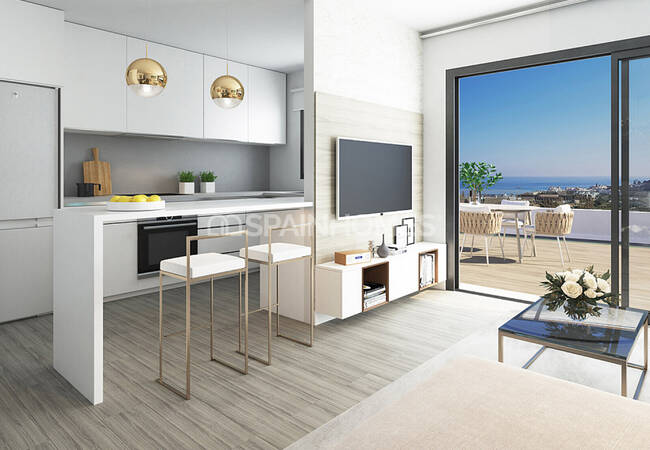 Estepona'da Deniz Manzaralı Ayrıcalıklı Yaşam Sunan Daireler 9