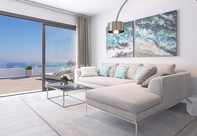 Estepona'da Deniz Manzaralı Ayrıcalıklı Yaşam Sunan Daireler 11