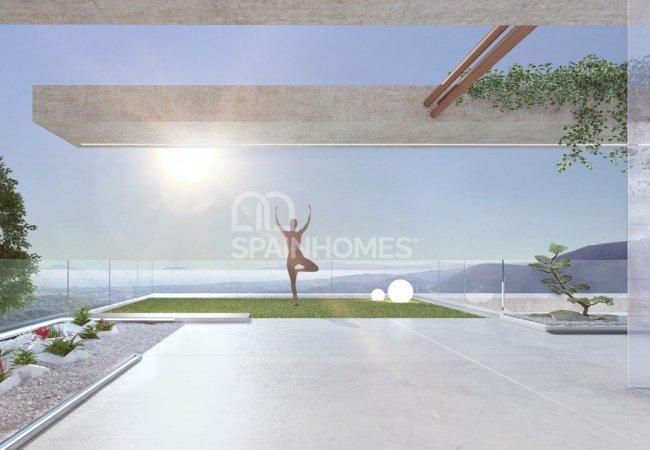 Marbella Istán'da Deniz Manzaralı Lüks Tasarımlı Villa 7