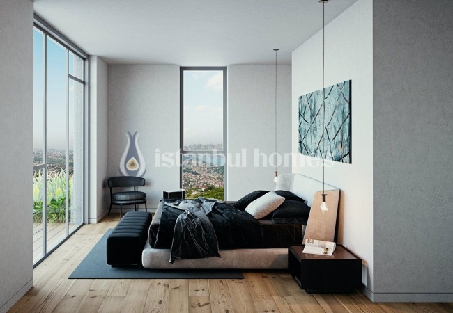 High-grade Flats with Admirable Bosphorus View in Beykoz 13