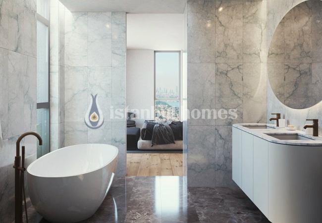 High-grade Flats with Admirable Bosphorus View in Beykoz 16