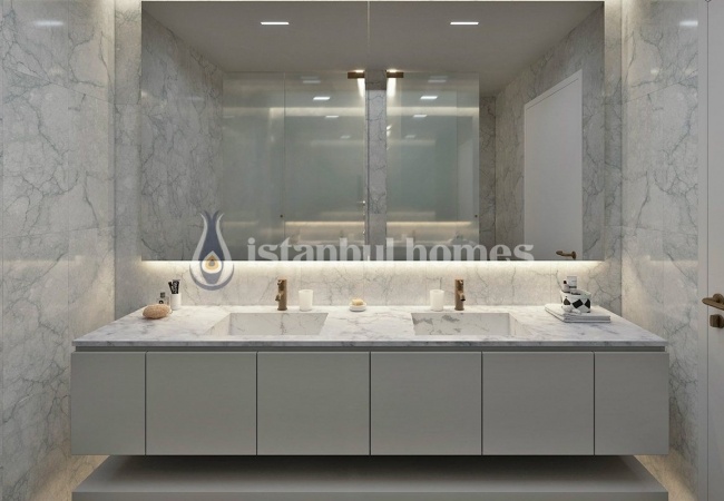 High-grade Flats with Admirable Bosphorus View in Beykoz 19