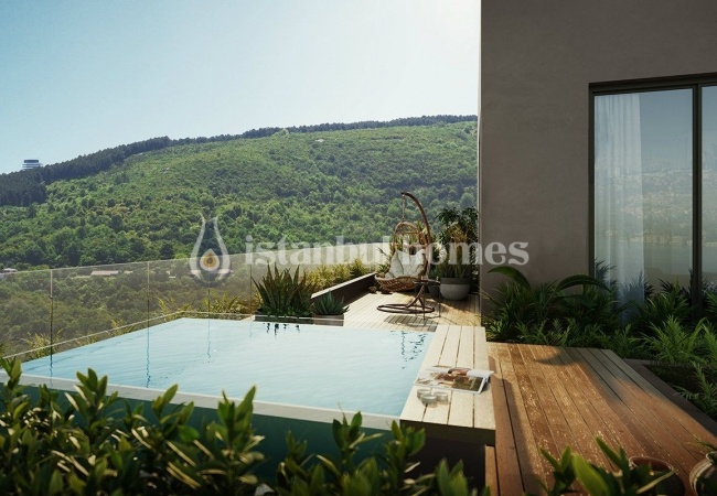 High-grade Flats with Admirable Bosphorus View in Beykoz 22