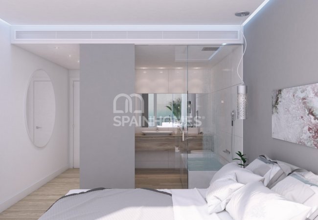 Fuengirola’da Modern Tasarımlı Deniz Manzaralı Daireler 11