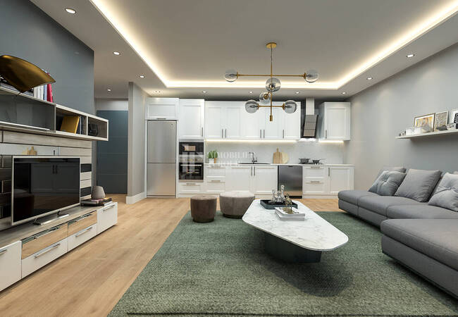 Appartements Dans Une Zone Développée À Mersin En Turquie