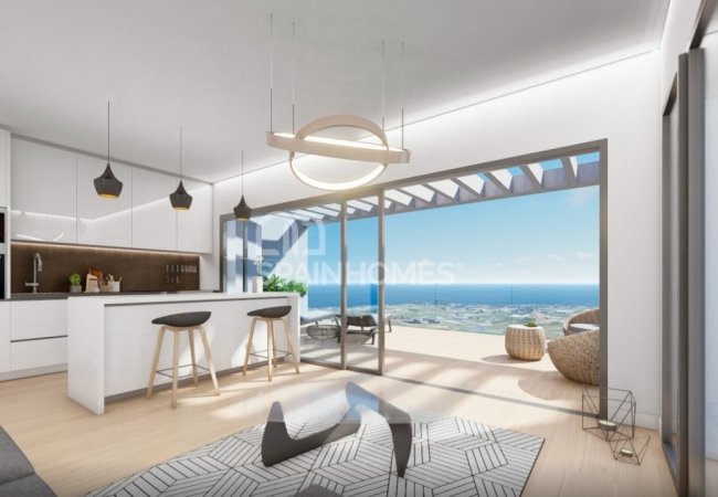 Torrox Málaga'da Modern Tasarımlı Deniz Manzaralı Daireler 17