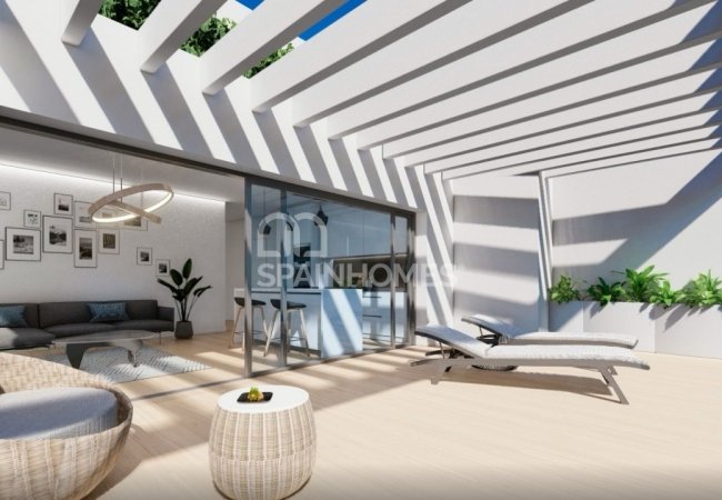 Torrox Málaga'da Modern Tasarımlı Deniz Manzaralı Daireler 19