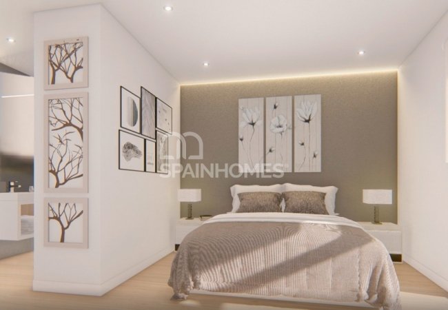 Torrox Málaga'da Modern Tasarımlı Deniz Manzaralı Daireler 20